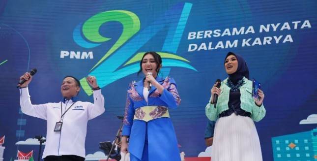 Semarakkan HUT ke-24, PNM Bersama Via Valen Gaungkan Semangat Berdayakan Ultra Mikro Indonesia