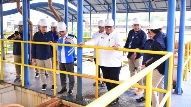 PTPP Cek Proyek SPAM Angke dan  Akses Simpang Tak Sebidang Martadinata 