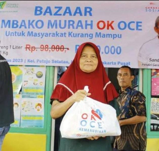 Ratusan Paket Sembako Murah Ludes Di Petojo Selatan, Bantu Kurangi Beban Ekonomi Keluarga