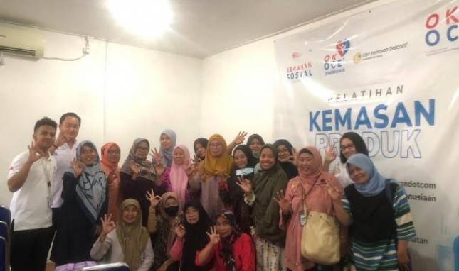 Bantu Tingkatkan Pemasaran Produk UMKM, OK OCE Berikan Pelatihan Kemasan Produk 