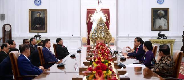 Presiden Jokowi Terima Kunjungan Kehormatan Ketua Parlemen Thailand, Malaysia, dan Laos