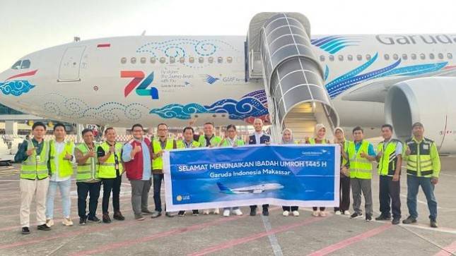 Maskapai GIA Layani Penerbangan  Langsung ke Tanah Suci dari Makassar