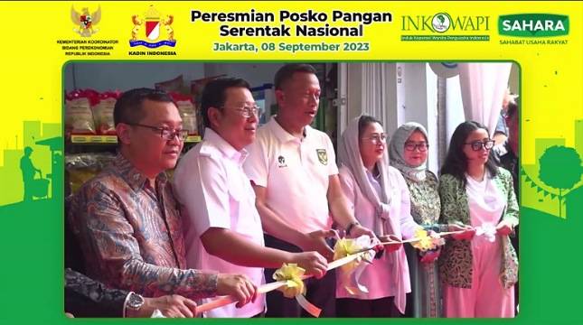 Dongkrak Penghasilan UMKM Sektor Pangan, Kadin - SAHARA Kembali Resmikan Posko Pangan