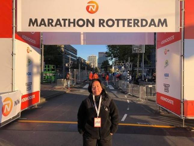 Mengenal Rina Tambunan  Race Dotector International Marathon