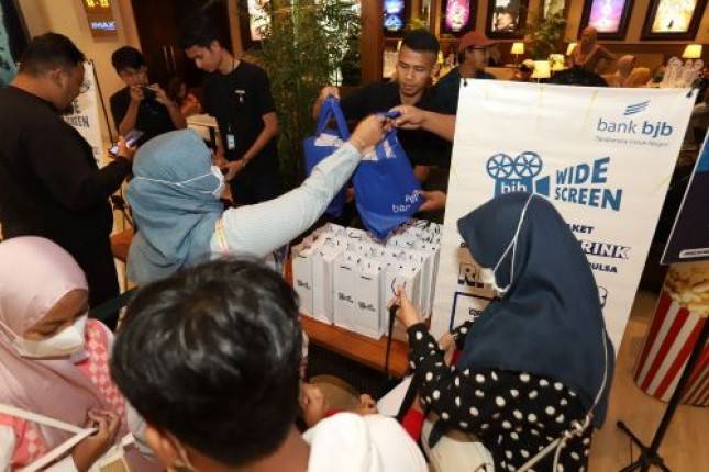 bjb WideScreen  Expendables 4 di Gandaria City Jakarta Disambut Meriah Nasabah bank bjb 