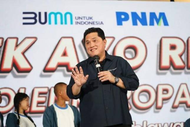 Menteri BUMN Erick Thohir Apresiasi Program PNM Mekaar Inisiasi Presiden Jokowi