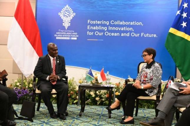 Indonesia - Kepulauan Solomon Sepakat Perkuat Kerja Sama Ekonomi Biru