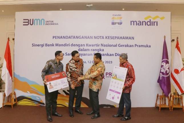 Dorong Inklusi Keuangan, Bank Mandiri Jalin Kerja Sama dengan Kwarnas Gerakan Pramuka