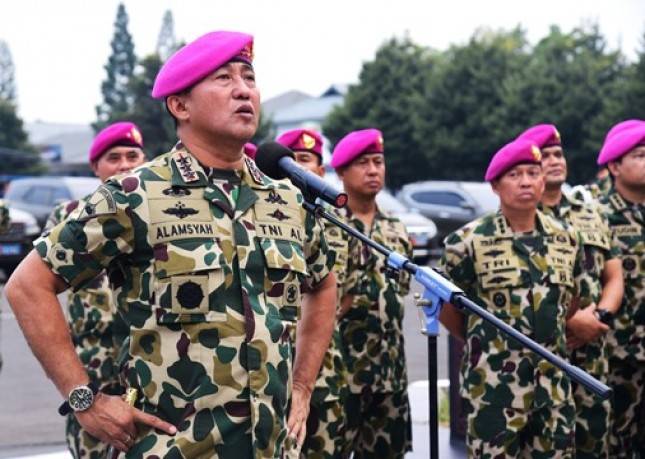 Dankormar Apresiasi Rekor MURI Pengibaran Bendera Merah  Putih  Terbesar
