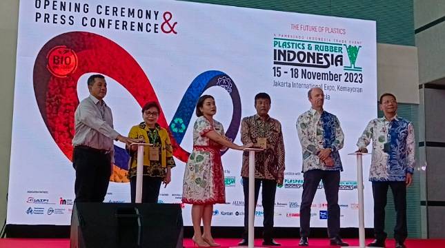 Fasilitasi Pelaku Industri Berinovasi Wujudkan Industri Hijau, Plastics & Rubber Indonesia 2023 Resmi Digelar