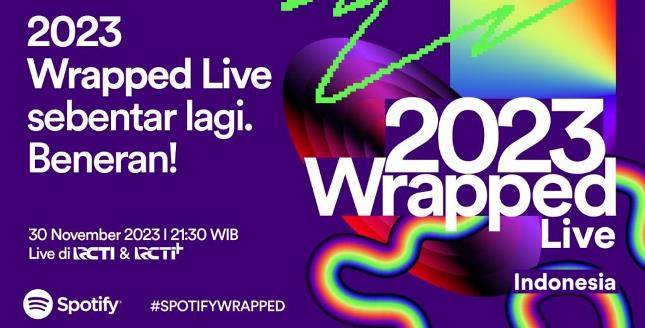 Siaran Langsung Perdana, Spotify Hadirkan 'Spotify Wrapped Live Indonesia 2023' di RCTI