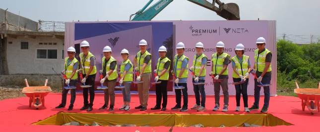 Groundbreaking Diler NETA Puri,  NETA Semakin Perkuat Jaringan Purna Jual