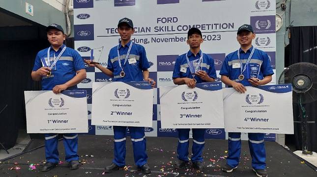 Dongkrak Kualitas Teknisi, RMA Indonesia Gelar Ford Technician Skill Competition 2023