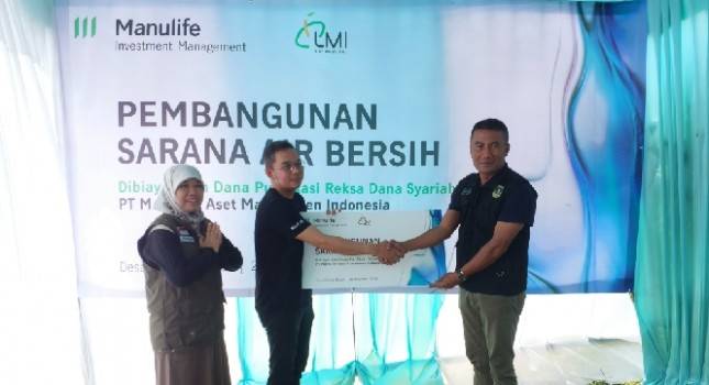 Manulife Aset Manajemen Indonesia Bangun Sarana Air Bersih di Bogor