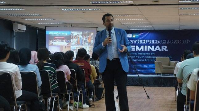 Gelar Seminar Enterprneurship, President University Hadirkan Pembicara Internasional