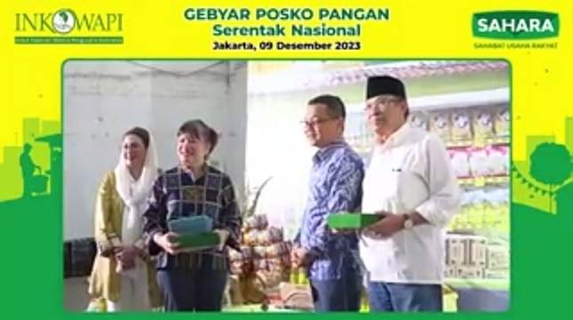 Gelar Gebyar Posko Pangan, INKOWAPI - SAHARA Siap Perluas Akses Permodalan untuk UMKM Perempuan