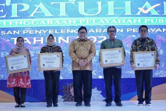 Perpusnas Kembali Raih Predikat Opini Kualitas Tinggi Dari Ombudsman