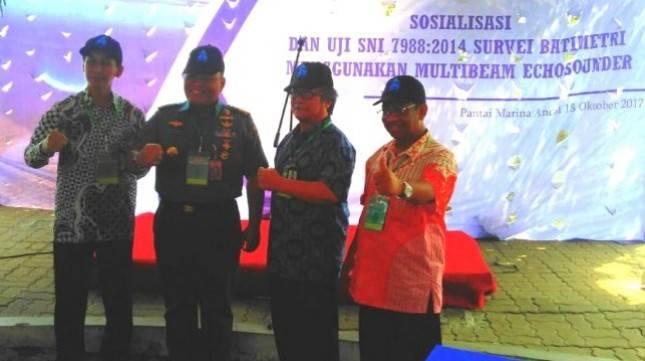 Kejar ISO,  BIG Lakukan Sosialisasi dan Uji Survei Batimetri