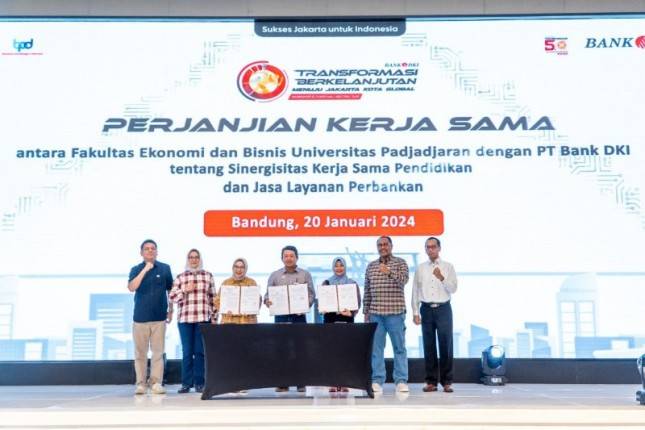Bank DKI Perkuat Kerja Sama dengan Universitas Padjajaran dan Politeknik STIA LAN