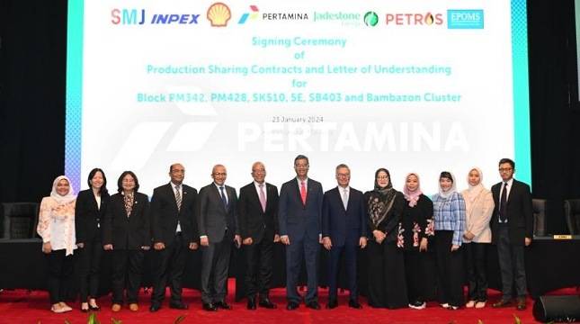 Pertamina Bersama Mitra Resmi Kelola Blok SK510 di Malaysia