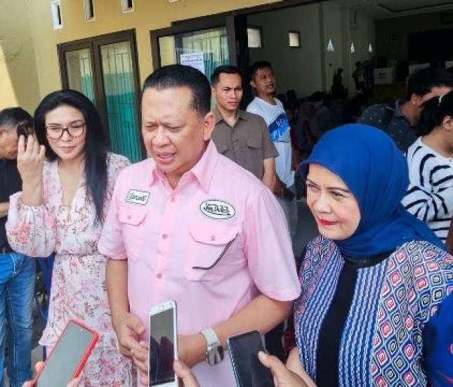 Ketua MPR RI  Beri Ucapan Selamat Kepada Pasangan Capres Prabowo - Gibran versi Quick Count