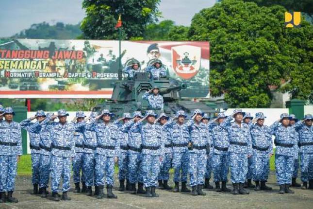 Tingkatkan Ketangguhan Fisik dan Mental SDM, Kementerian PUPR Gelar Pelatihan Bela Negara bagi Kasatker, PPK, dan Pokja PBJ Angkatan III Tahun 2024