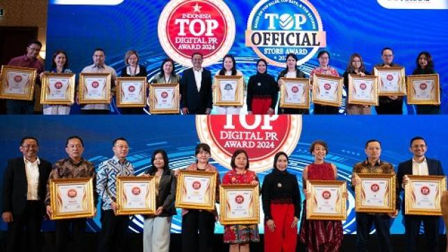 Ini Jajaran Peraih Penghargaan Top Digital PR dan Top Official Store Award 2024