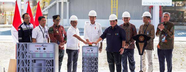 Dorong Hilirisasi, BUMN Berhasil Kurangi 21% Impor Amonium Nitrat melalui Pengoperasian PT KAN