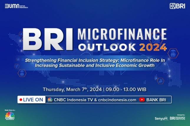 Direktur ADB Hingga Peneliti Harvard University Akan Bicara Soal Inklusi Keuangan di BRI Microfinance Outlook 2024