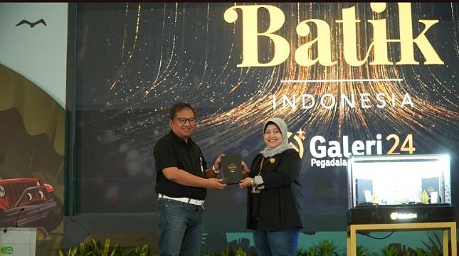 Lestarikan Budaya Nusantara, Galeri 24 Luncurkan Emas Batangan Bermotif Batik Nusantara