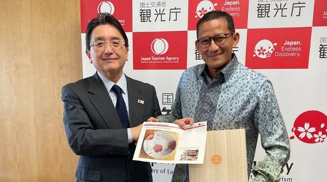 Temui Japan Tourism Agency, Menparekraf Sandiaga Uno Jejaki Kerja Sama Sektor Parekraf