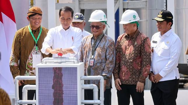 Presiden Jokowi Resmikan Pabrik Minyak Makan Merah di Deli Serdang
