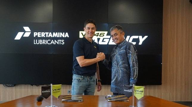 Perkuat Penetrasi Pasar Eropa, Pertamina Lubricants Teken Kerja Sama dengan VR46 Agency