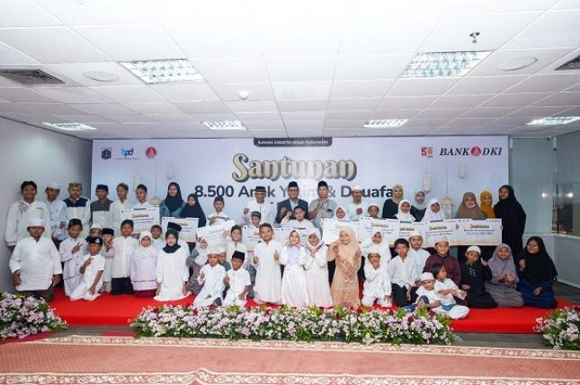 Bank DKI Gelar Santunan Kepada 8.500 Yatim & Dhuafa