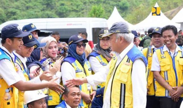 Menteri Basuki Dampingi Presiden Jokowi Tinjau Progres Bendungan Bolango Ulu di Gorontalo