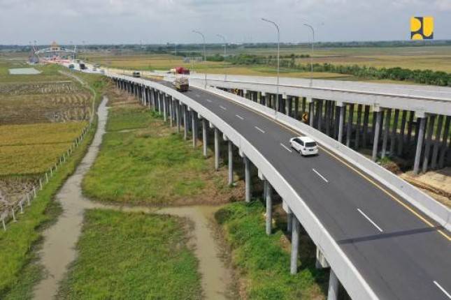 Kementerian PUPR Terus Lanjutkan Pembangunan Jalan Tol Semarang-Demak