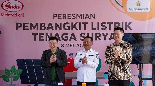 PT Sasa Inti Gandeng Suryanesia Pasang PLTS Atap Berkapasitas 503,125 kWp di Pabrik Probolinggo