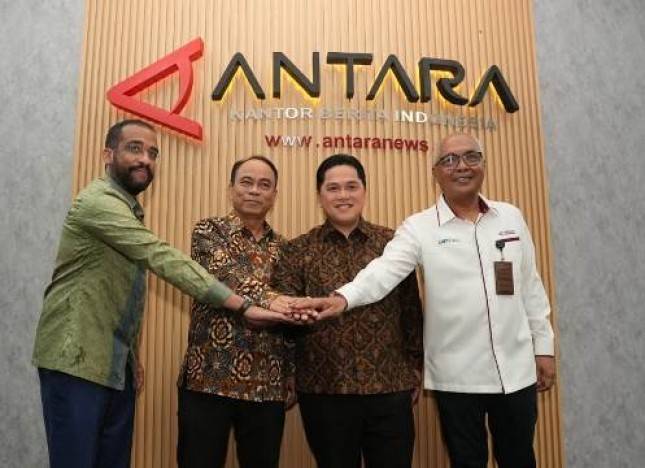 Resmikan Antara Heritage, Menteri BYMN Erick Thohir: Jaga Heritage Sekaligus Tekankan Kualitas Informasi