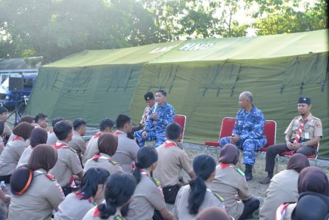 Danlanud Sultan Hasanuddin Pimpin Upacara Pembukaan Kemah Bakti dan Sosialisasi Krida Saka Dirgantara