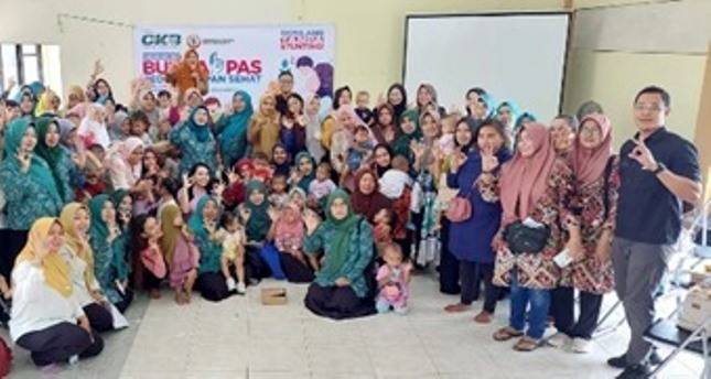 Penurunan Angka Stunting Ditargetkan Tembus 14 Persen, CKB Logistics Luncurkan Program CSR BUNDA PAS di Surabaya
