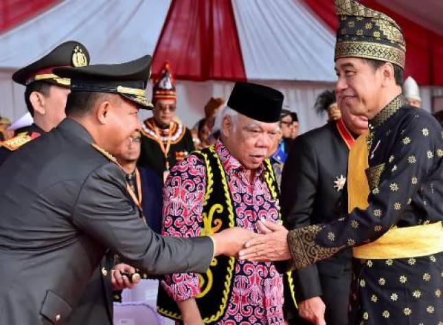 Panglima  Jenderal TNI Agus Subiyanto Hadiri Upacara Hari Lahir Pancasila di Dumai