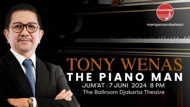 Eksekutif Muda Tony Wenas,  Tunda Keberangkatannya ke Amerika Demi Konser Tunggal Spektakuler