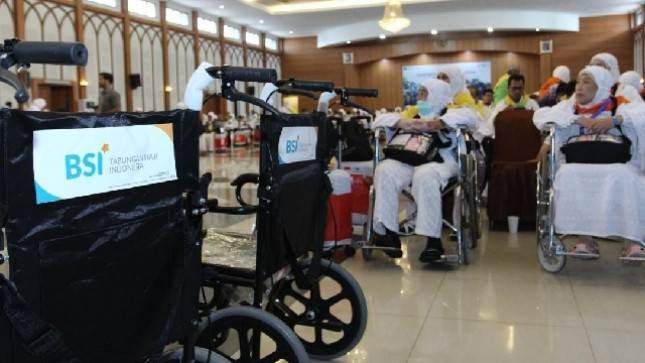 BSI Siapkan 200 Kursi Roda di Tanah Suci Untuk Layani Jamaah Haji Lansia