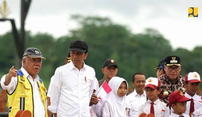 Penuhi Kebutuhan Air Baku IKN Nusantara, Presiden Jokowi Resmikan Bendungan Sepaku Semoi