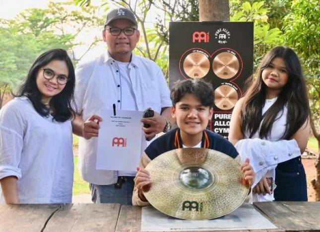 Eric Sudrajat Kembali Menjadi Brand Ambassador Brand Besar Cymbal Meinl Germany