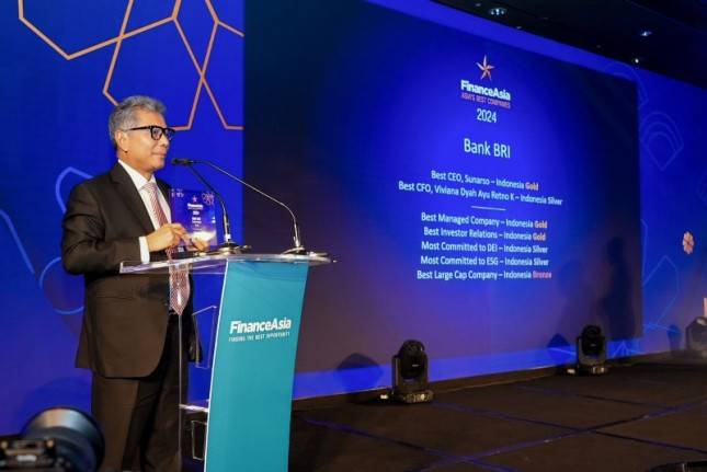 Direktur Utama BRI Sunarso Dinobatkan Sebagai The Best CEO, BRI Borong 11 Penghargaan Internasional Dari Finance Asia
