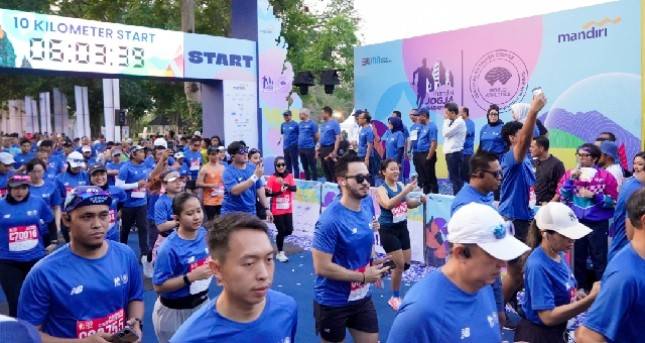 Marathon Impian ! Bank Mandiri Sukses Gelar MJM 2024 dengan Rute Eksotis