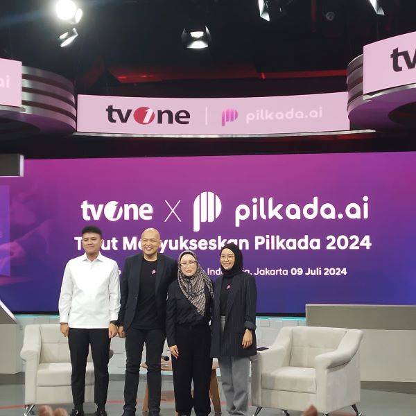 Keren, Andalkan Teknologi AI! tvOne Menggandeng Pilkada. AI Turut Menyukseskan Pemilihan Kepala Daerah 2024