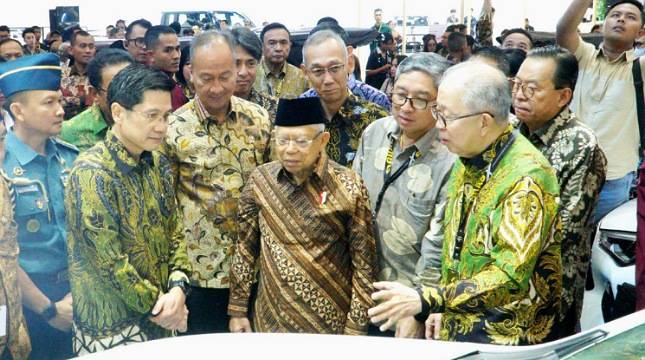 Buka GIIAS 2024, Wapres Ma'ruf Amin Titip Empat Pesan untuk Pemangku Kepentingan Sektor Otomotif