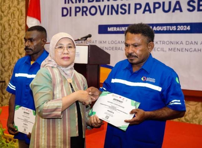 Kinerja Industri Alat Angkut Menggeliat, Kemenperin Beri Pelatihan IKM Bengkel di Merauke  
